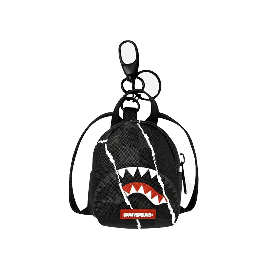 Portachiavi Sprayground uomo Center Rip Reveal grigio multi