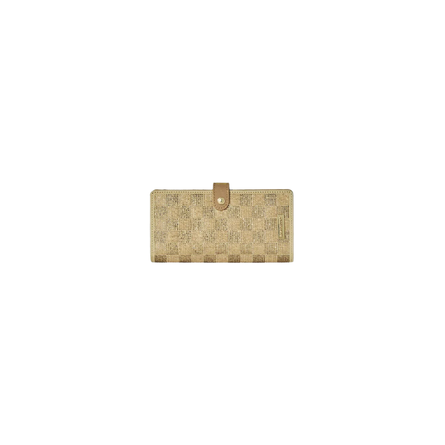 Portafogli Sprayground modello 2 tone gold trinity oro