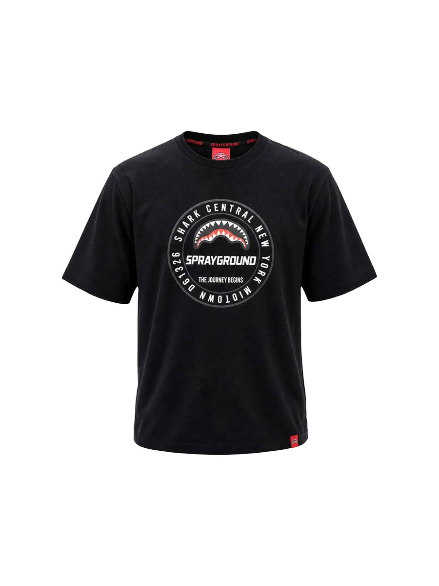T-shirt Sprayground bambino manica corta Reg basic nero