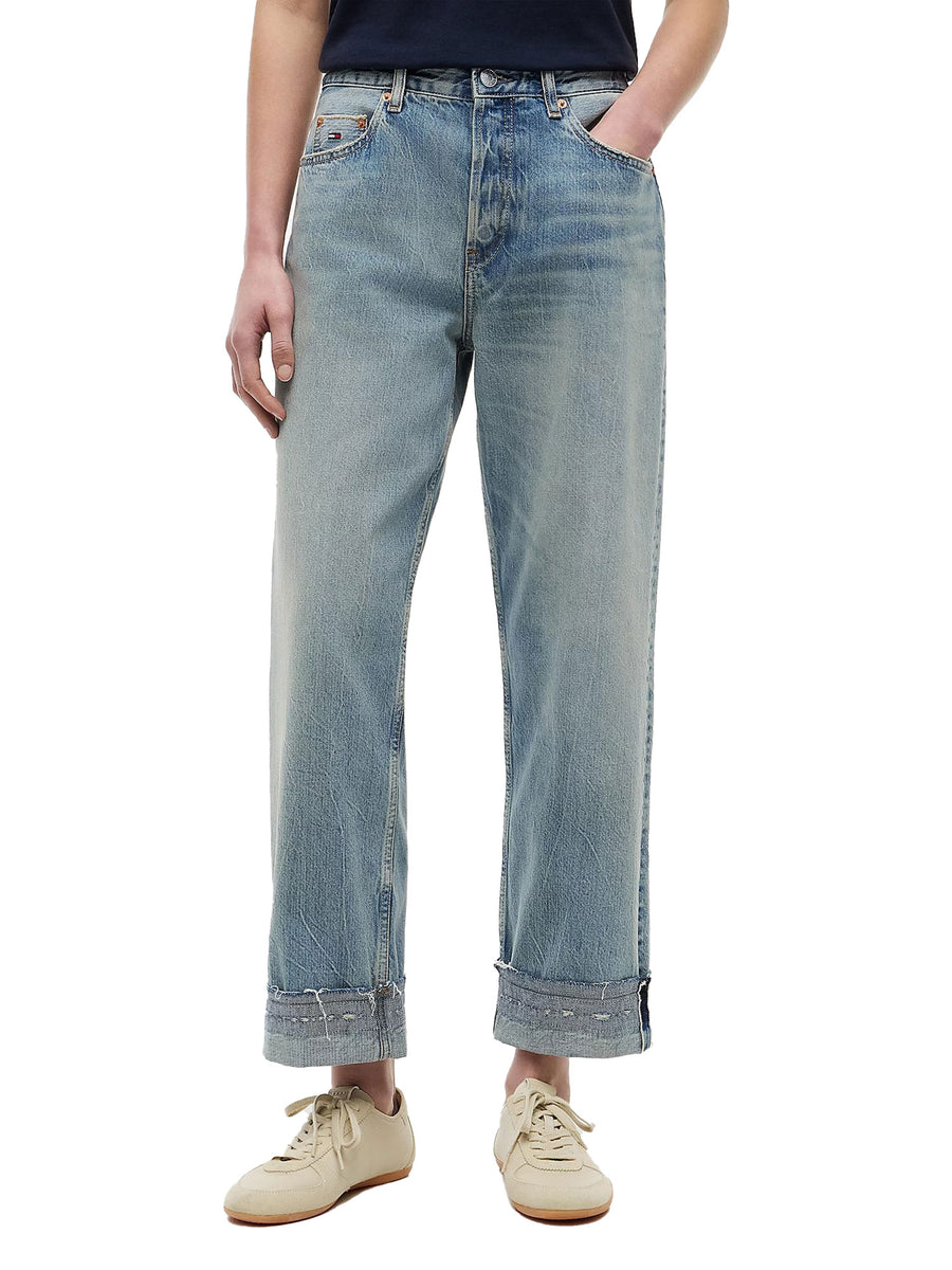 Jeans Tommy Jeans donna layla hr slim denim chiaro