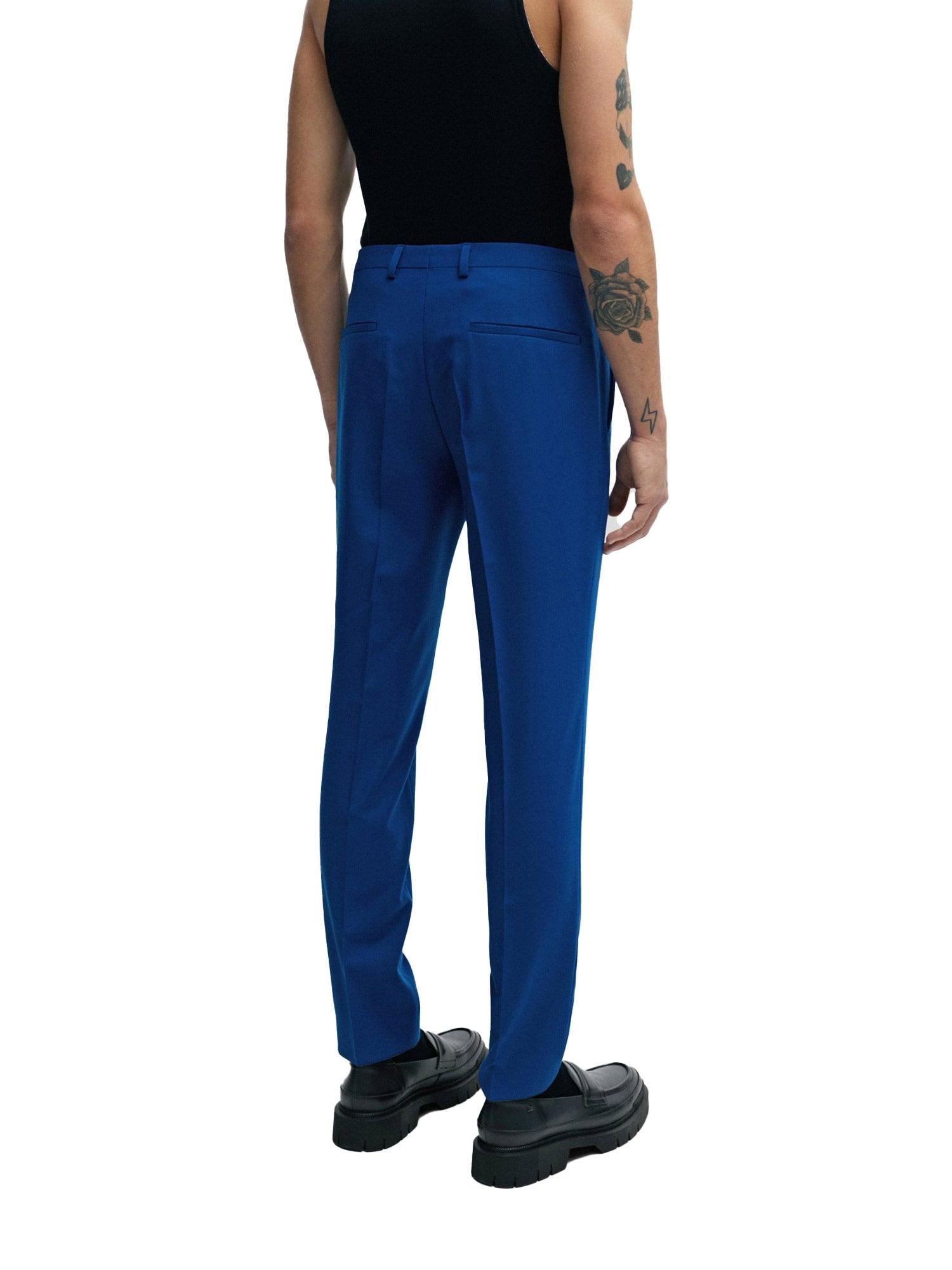 Abito Extra Slim Fit monopetto in tessuto misto frescolana - CityModa