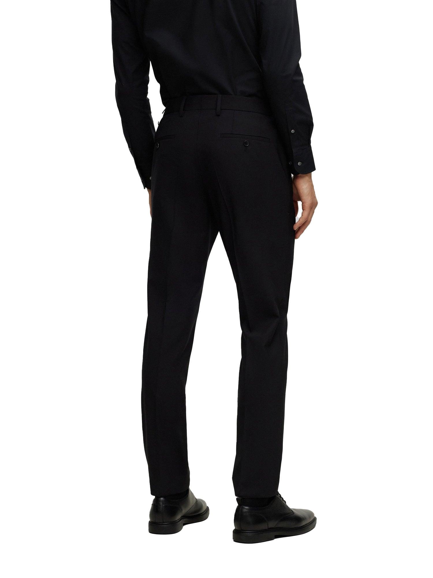 Abito slim fit monopetto H-Huge nero - CityModa