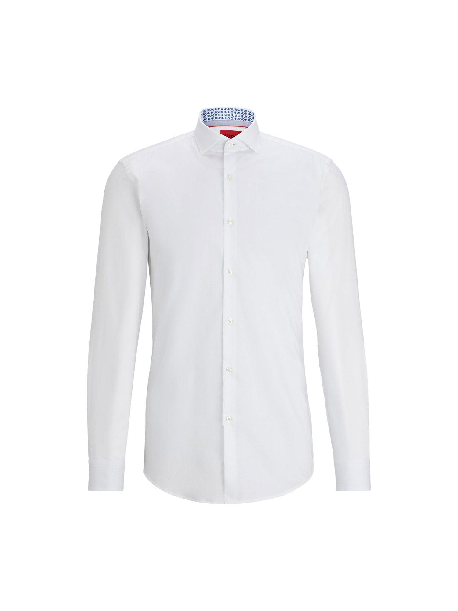 Camicia slim fit con collo francese - CityModa