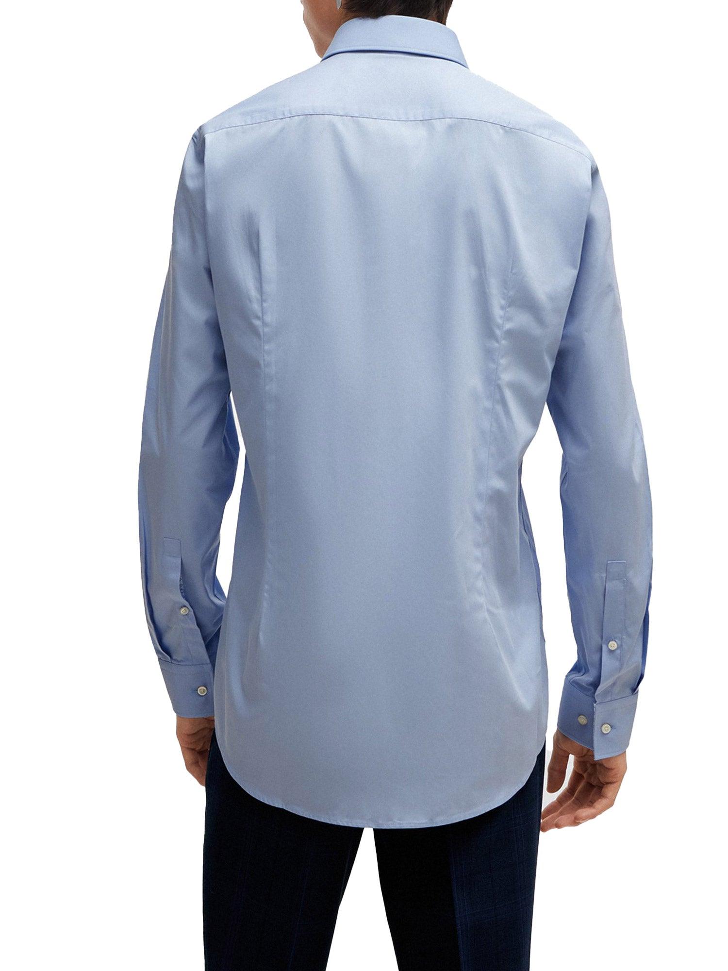 Camicia slim fit con collo Italiano - CityModa