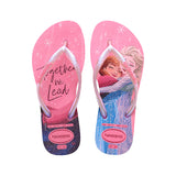 Infradito bambina a fantasia Frozen rosa