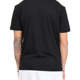 T-shirt manica corta stampa logo nero