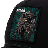 Cappello baseball Panther nero/verde militare