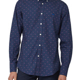 Camicia bassotti all-over blu