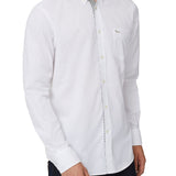 Camicia con contrasti colore bianco