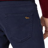 Pantalone narrow fit blu