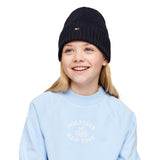 Berretto kids unisex con logo blu