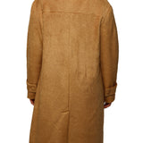 Cappotto doppio petto beaver cammello