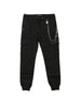 pantalone-cargo-con-polsini-e-catena-nero