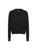 pullover-essential-con-scollo-a-v-nero