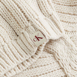 Girocollo manica lunga cable knit nero