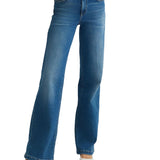 Jeans HW Bottom up Good flare con cintura denim medio