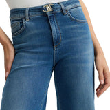 Jeans HW Bottom up Good flare con cintura denim medio