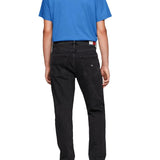 Jeans Dad Regular fit Tapered Black denim - CityModa