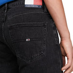 Jeans Dad Regular fit Tapered Black denim - CityModa