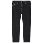 Jeans Dad Regular fit Tapered Black denim - CityModa