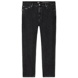 Jeans Dad Regular fit Tapered Black denim - CityModa