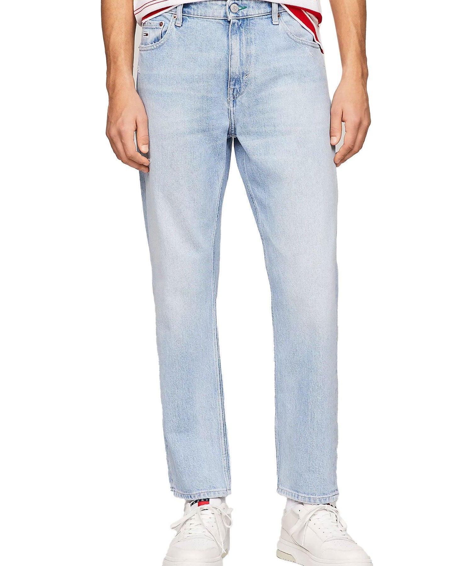 Jeans Dad Regular Fit tapered denim chiaro - CityModa