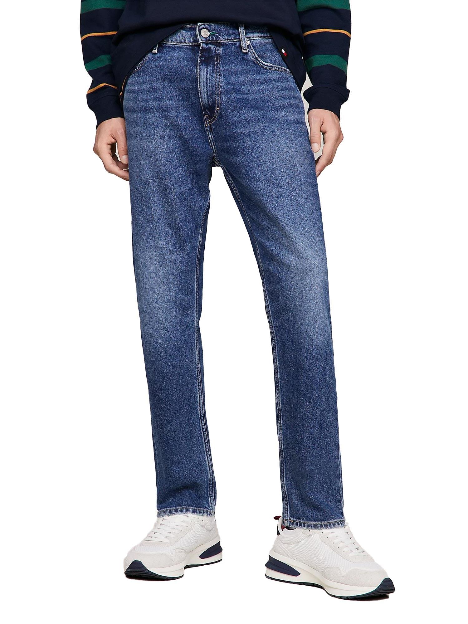 Jeans Dad Regular fit tapered denim scuro - CityModa