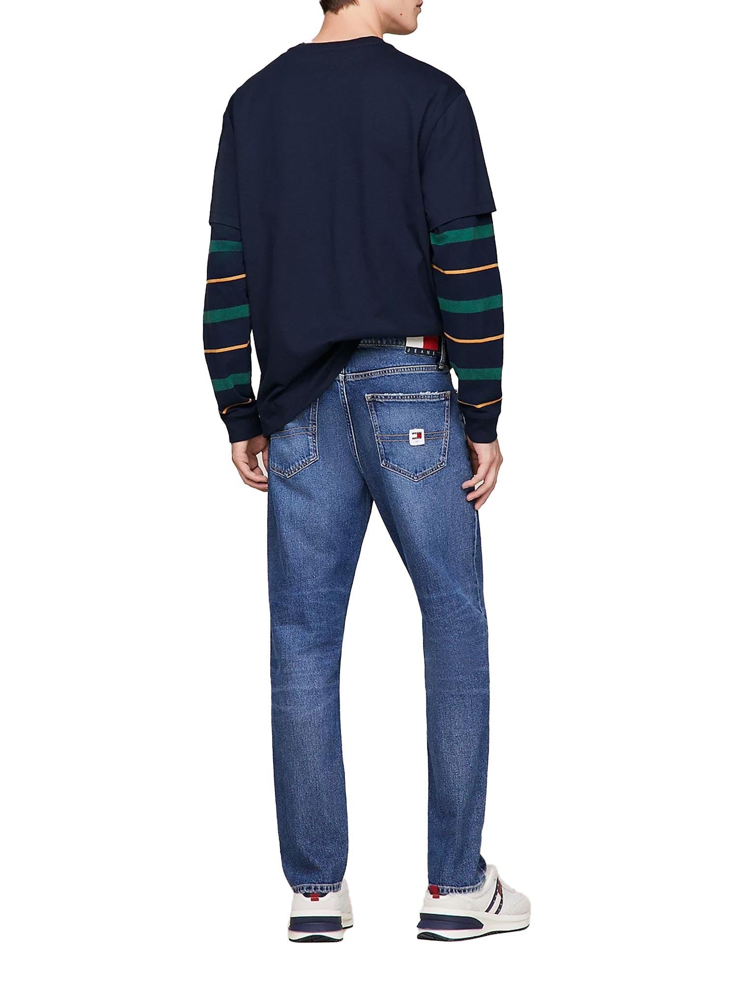 Jeans Dad Regular fit tapered denim scuro - CityModa