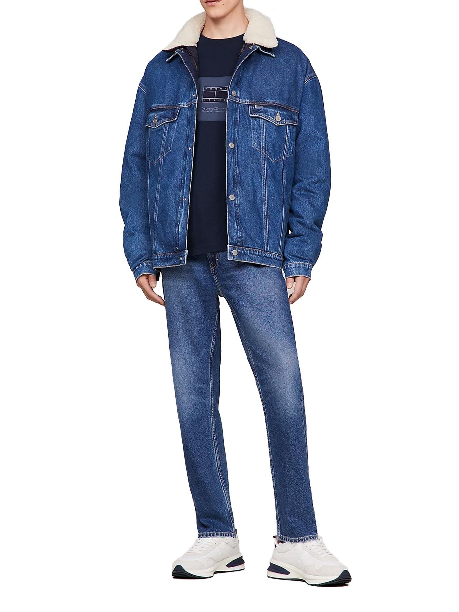 Jeans Dad Regular fit tapered denim scuro - CityModa