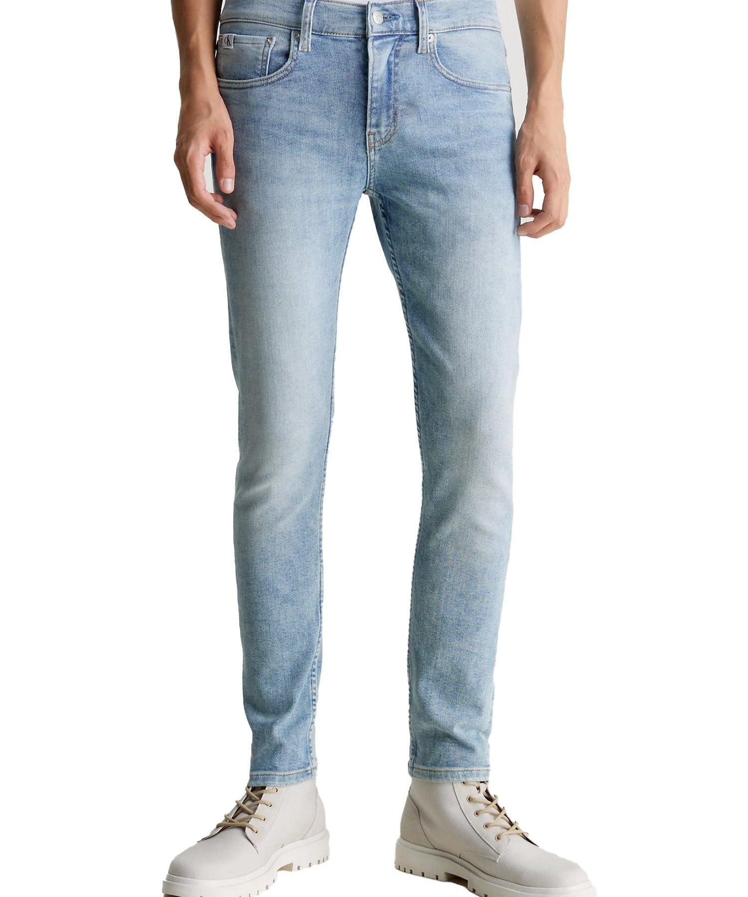 Jeans skinny stretch 
 denim chiaro - CityModa