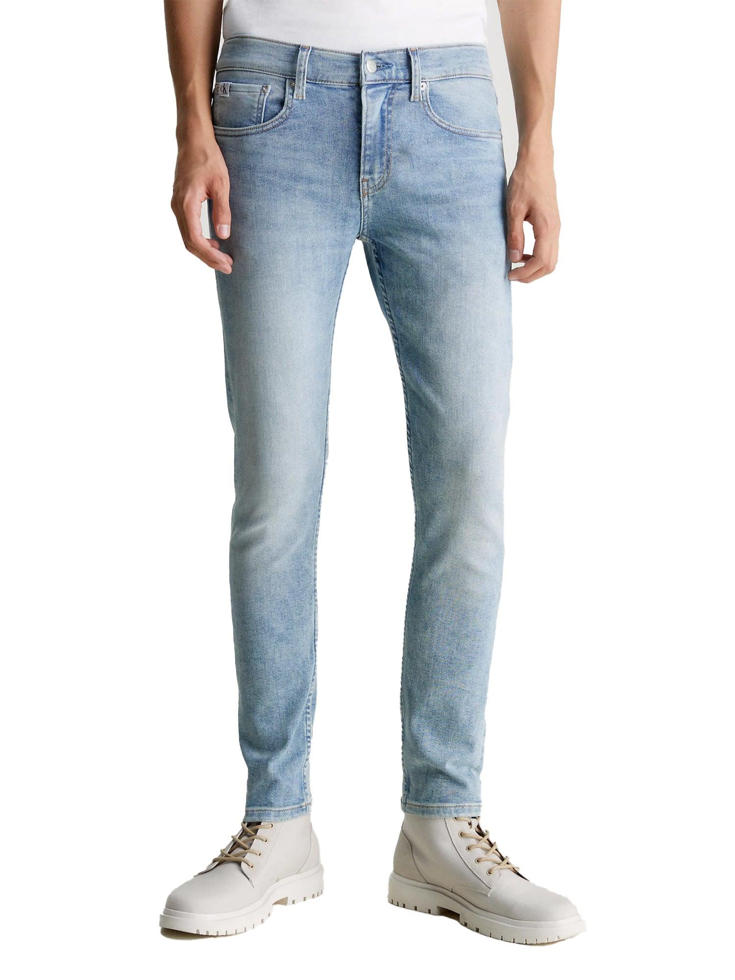 Jeans skinny stretch 
 denim chiaro - CityModa