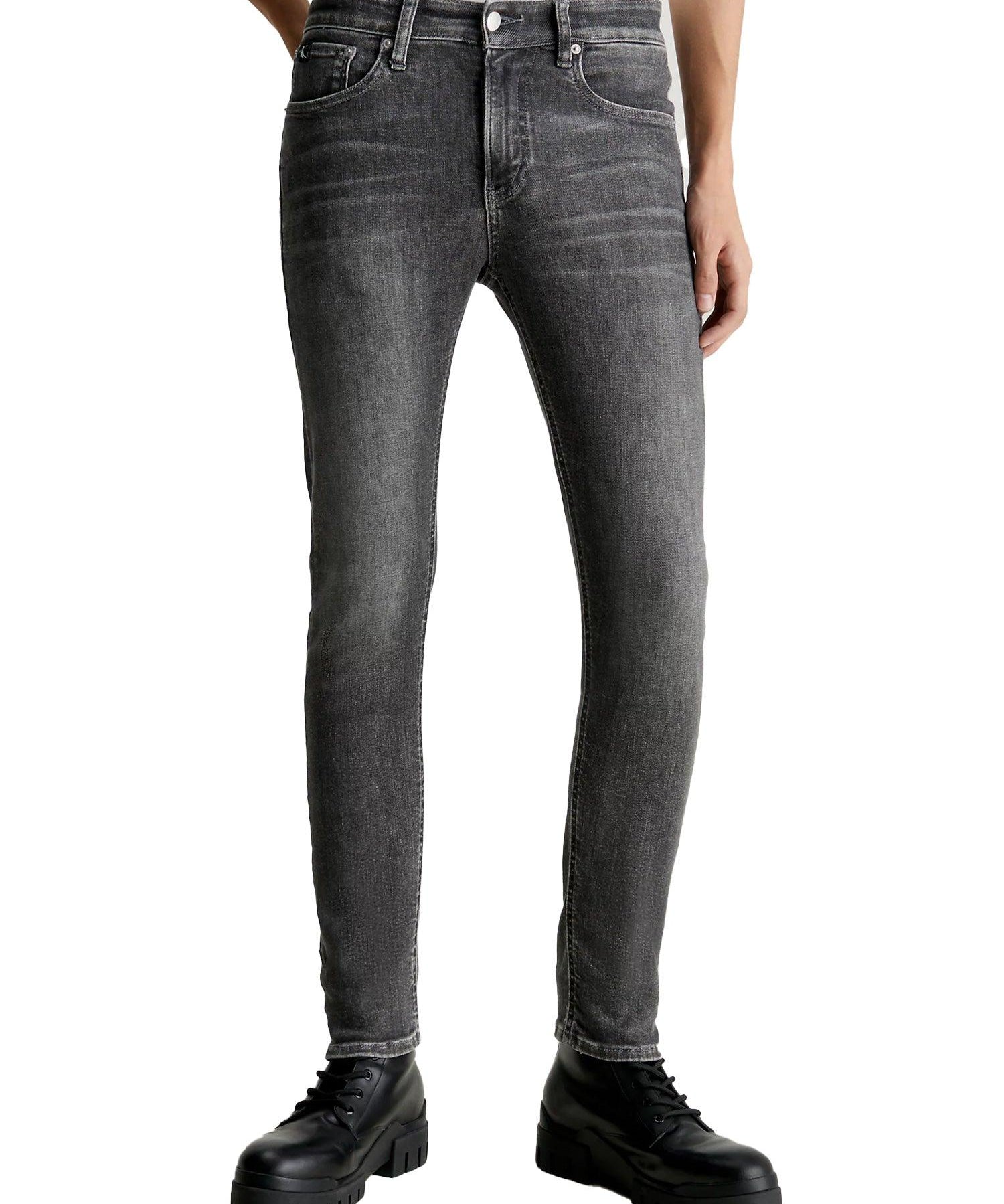 Jeans skinny stretch 
 denim grey - CityModa