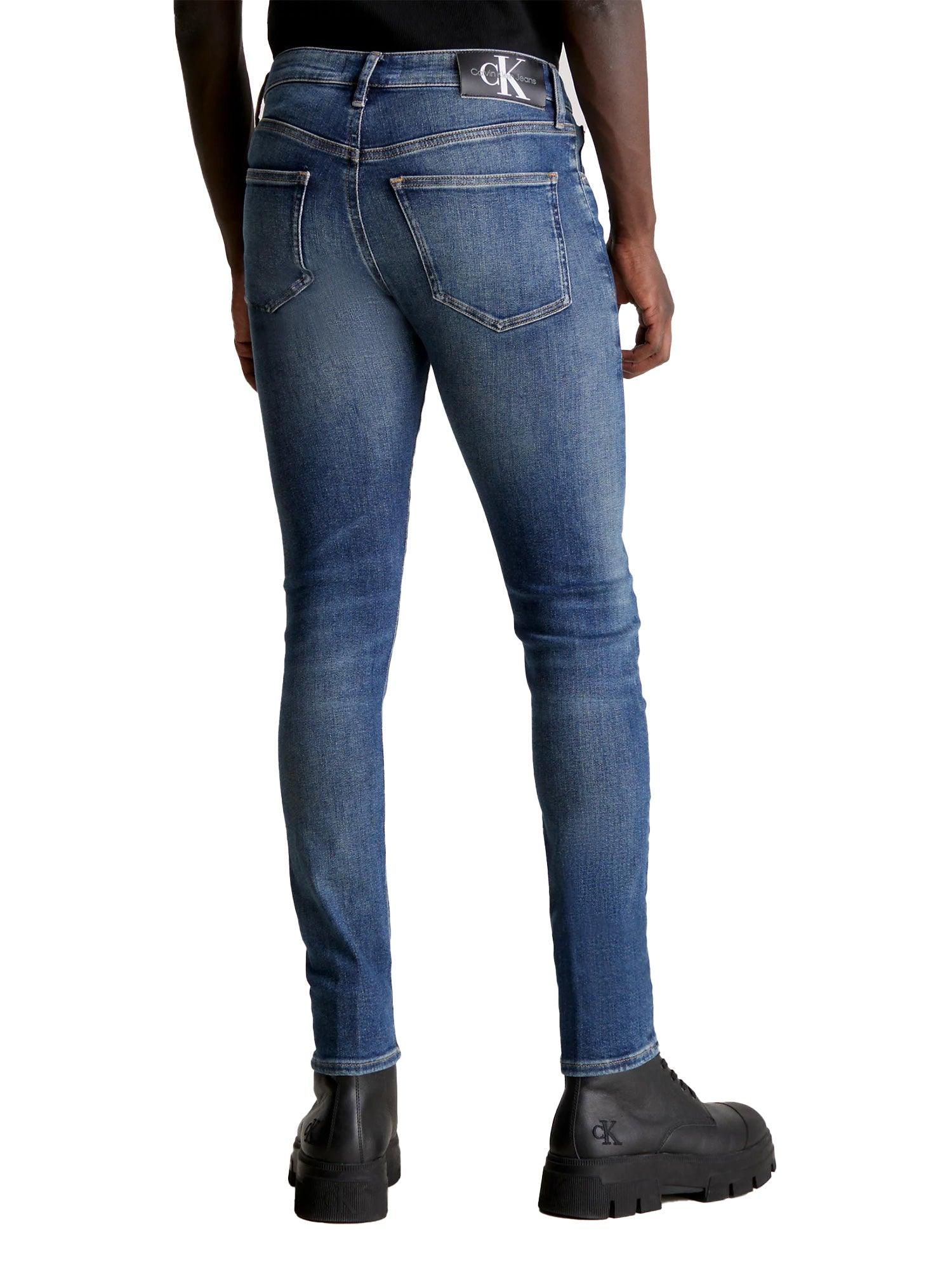 Jeans skinny stretch 
 denim scuro - CityModa