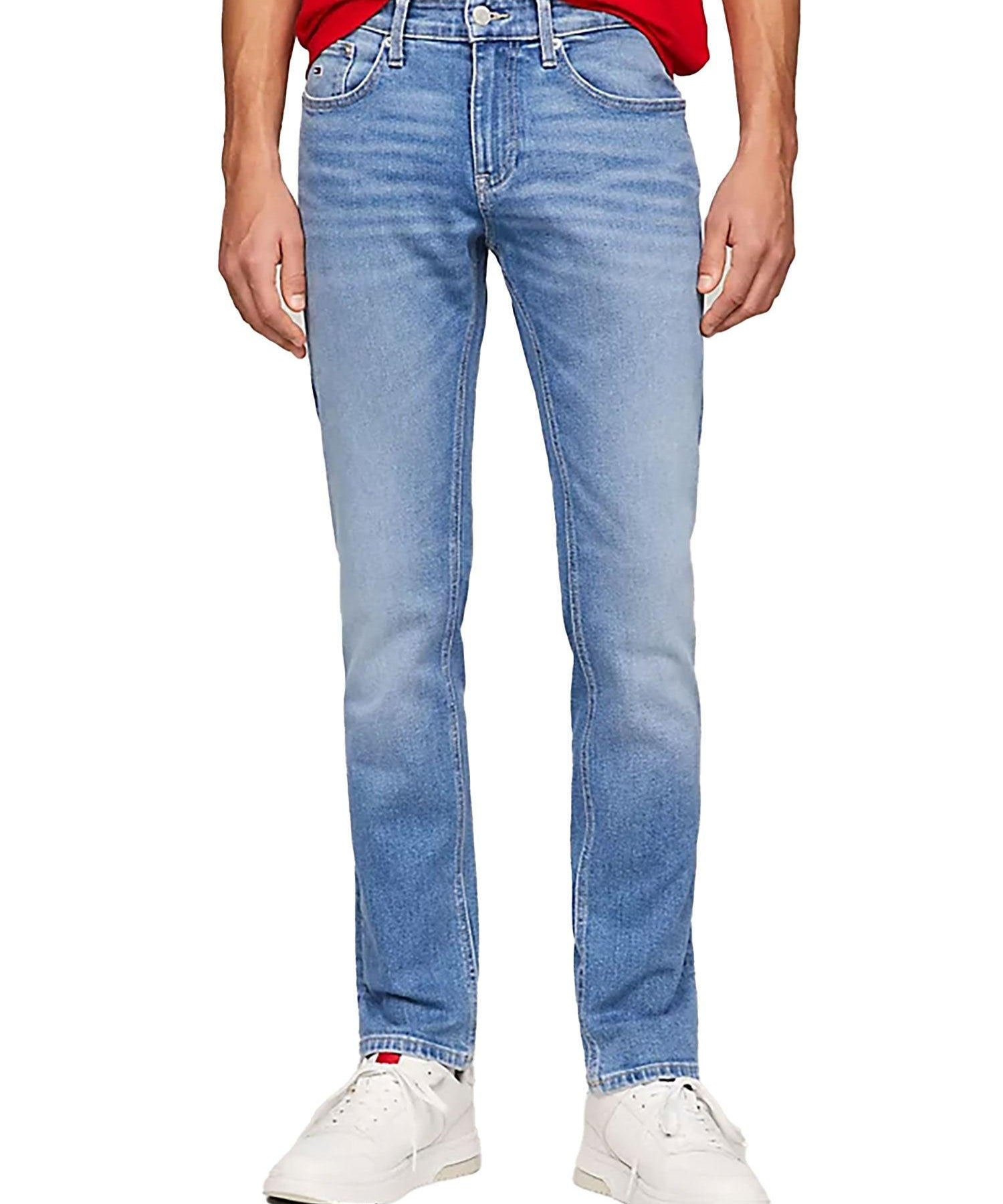 Jeans slim Scanton in denim chiaro - CityModa