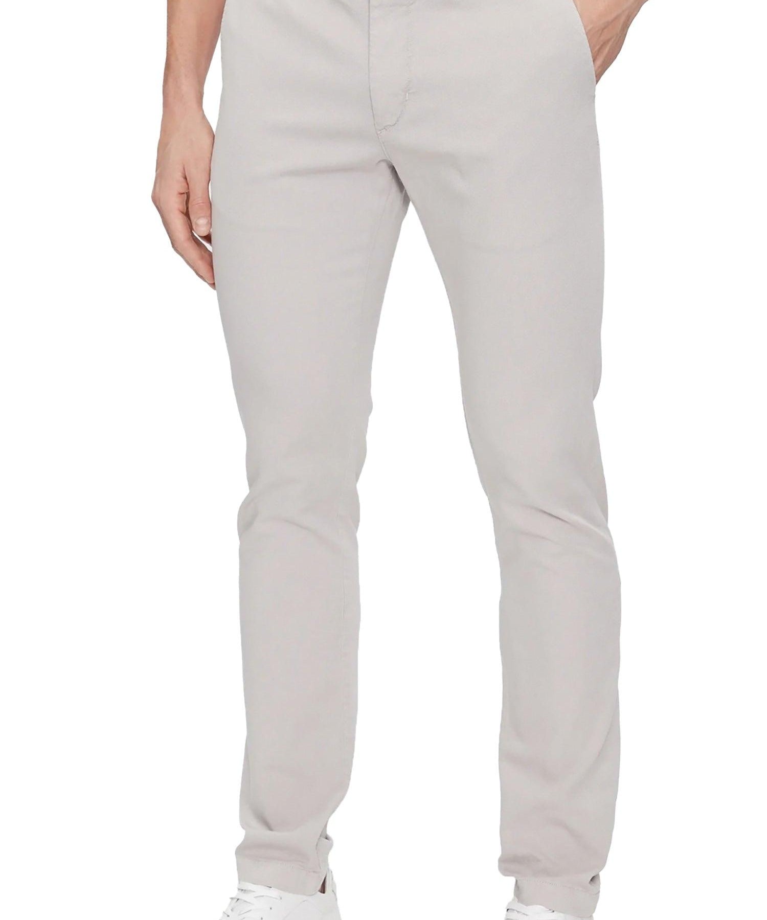 Pantalone chino strutturato kaki - CityModa