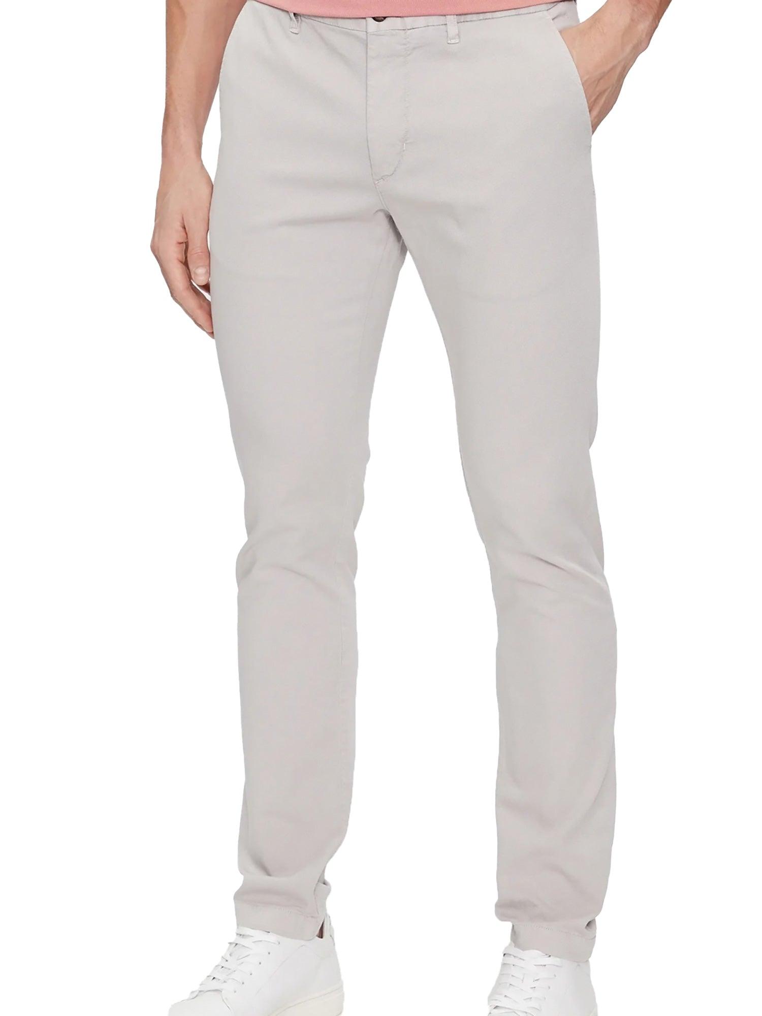 Pantalone chino strutturato kaki - CityModa