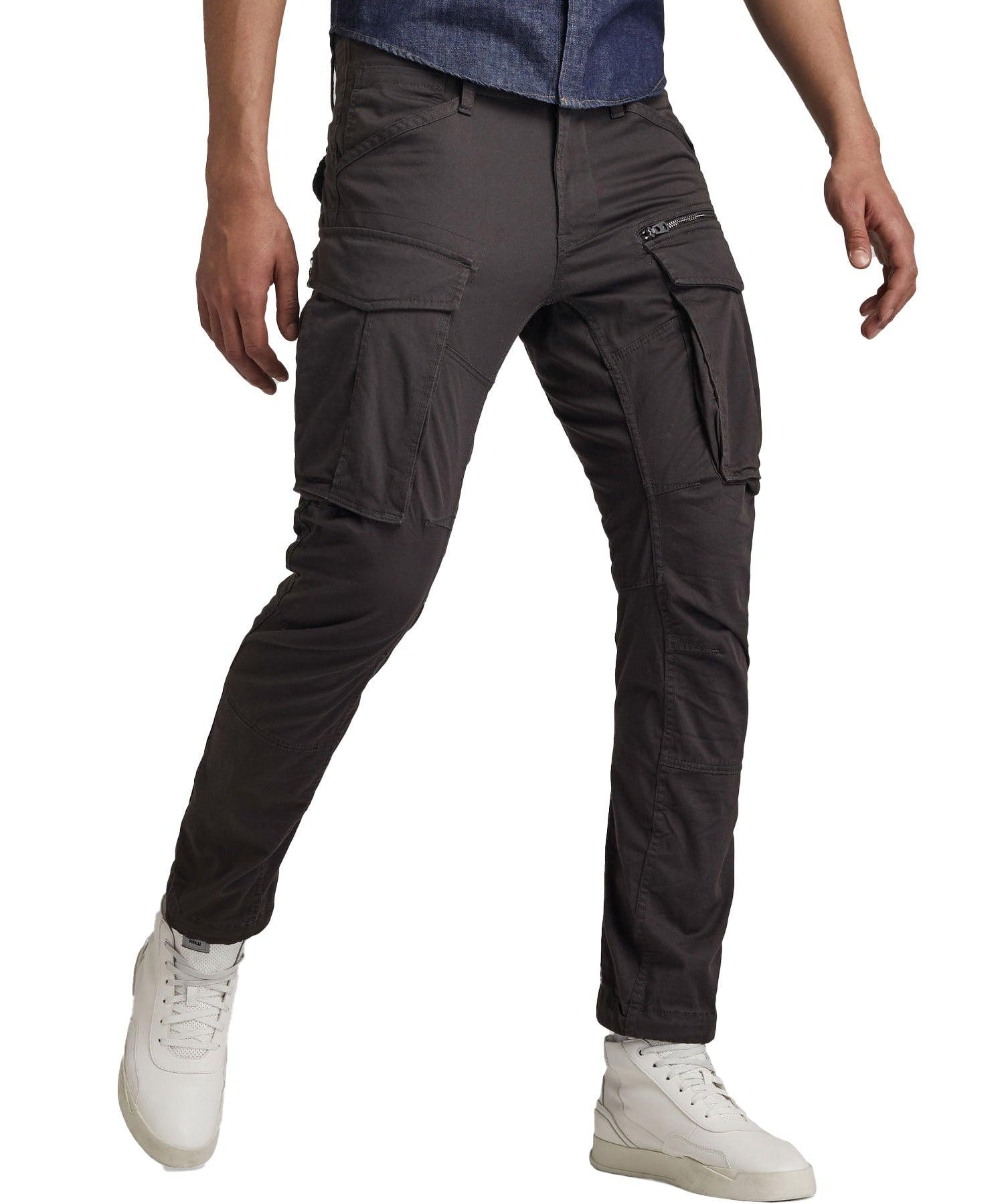 Pantalone Rovic zip 3d regular 
 grigio scuro - CityModa