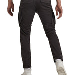 Pantalone Rovic zip 3d regular 
 grigio scuro - CityModa