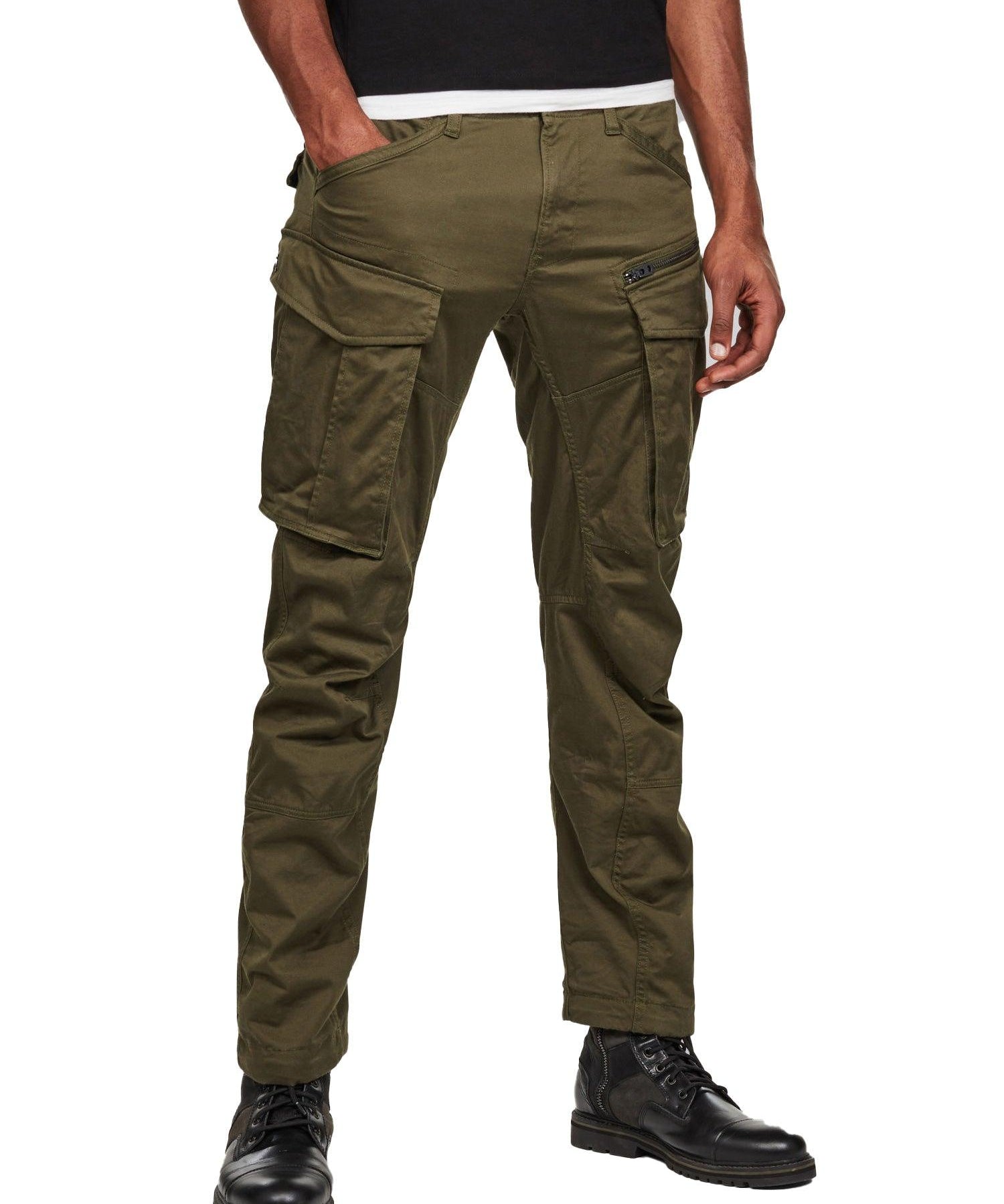 Pantalone Rovic zip 3d regular 
 verde - CityModa