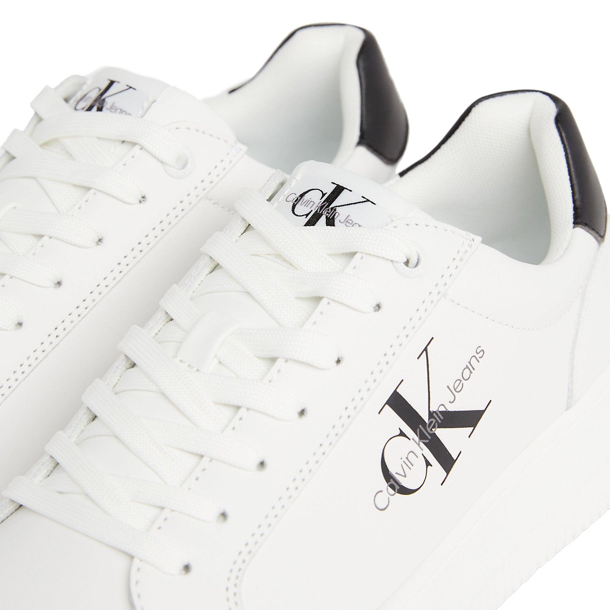 Sneakers Chunky bianco con inserto nero - CityModa