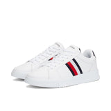 Sneakers con bande laterali bianco - CityModa