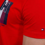 T-shirt Emblem cotone rosso - CityModa