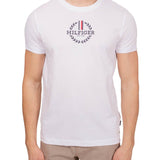 T-shirt global stripe wreath bianco - CityModa