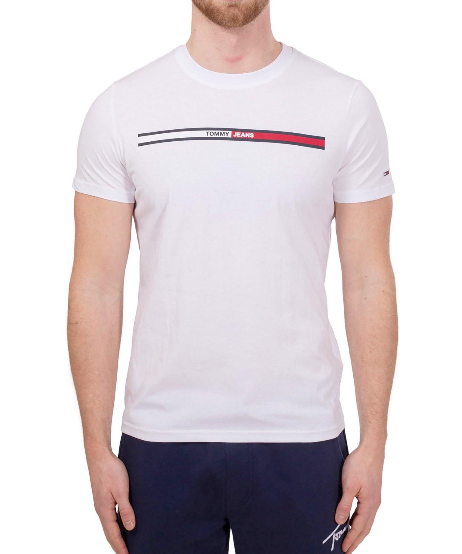 T-shirt Tjm essential flag bianco - CityModa