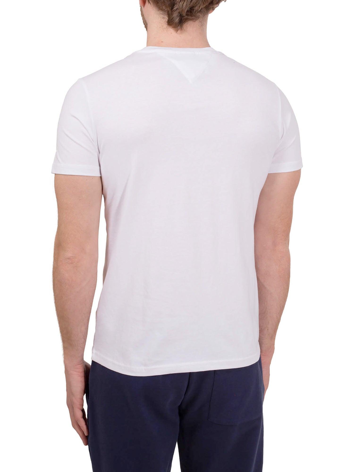 T-shirt Tjm essential flag bianco - CityModa